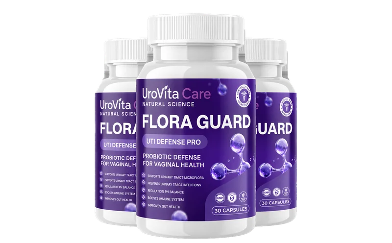 Three bottles of UroVita Care Capsules — Buy 2 + Get 1 Free package